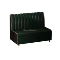 Combinaison Table et Chaises de Restaurant Commercial, Table Imperméable à Motif Marbre, Canapé en Forme de U pour Bistro Café