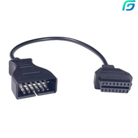 Para Toyota lector de código herramienta de escaneo adaptador de escáner automático 22Pin OBD1 OBD2 adaptador de diagnóstico 16Pin Cable de diagnóstico de coche Cables de datos