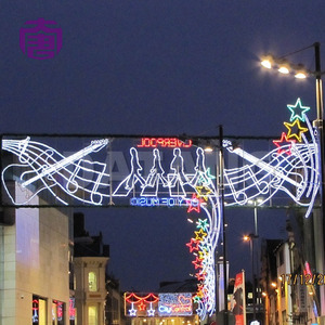 Luz Decorativa LED Metálica IP65 Personalizada para Festivales, Uso en Interiores/Exteriores, Navidad, Acción de Gracias y Año Nuevo - Product Image 4
