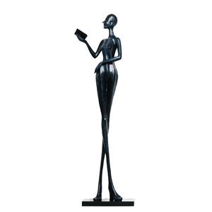 Nghệ Thuật Hiện Đại Con Số Sáng Tạo Đọc Sách Sang Trọng Các Mặt Hàng Trang Trí Cho Thiết Kế Nội Thất Sợi Thủy Tinh Gia Cố Nhựa Điêu Khắc - Product Image 1