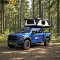 Tente de camping pour camion tout-terrain à coque rigide Hunttoo, tente de camping à coque rigide pour les voyages en plein air