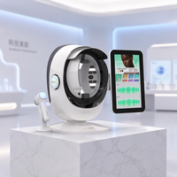 Analyseur de peau intelligent 3D portable, système d'analyse intelligent du visage, appareil de diagnostic de l'hydratation et des rides