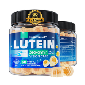 Đường miễn phí lutein và zeaxanthin Gummies cho đôi mắt với Omega 3 mắt vitamin đầy Gummies cộng với cây nham lê - Product Image 1