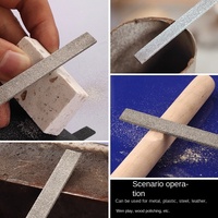 Lime à diamant professionnelle de qualité supérieure, à double coupe, à extrémité conique, de qualité industrielle, de petite taille, directement de l'usine