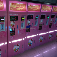 Changeur de pièces personnalisé pour enfants Jouet Capsule Vending & Arcade Game Machines Convertit Bill en Token Coin Jeux à jetons