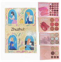 Palette de maquillage tout-en-un 43 couleurs, fards à paupières mats et scintillants, blush, contour, illuminateur pour le maquillage de scène et quotidien