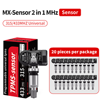 Capteur TPMS MX-Sensor en métal argenté, outils de réparation de pneus, moniteur programmable Maxi-TPMS Pad MX-Sensor
