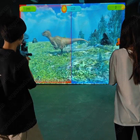 SN4000 Projecteur Interactif Mural Tout-en-un de Réalité Augmentée Jeu de Tir 3D Thème Océan et Sable 1280x800 Intérieur Extérieur