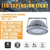 Lumière LED antidéflagrante 100W Iecex Zone1 avec tube droit Ex de 308 mm Ik10