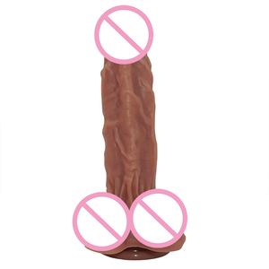 Braune Farbe lebensechter <span class=keywords><strong>Dildo</strong></span> für Frauen Riesige realistische doppelte Penis Spielzeug Sex Erwachsene Ultra weiche Dildos Penis Sexspielzeug für Frauen - Product Image 5