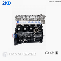 Nuovo Motore Diesel 2KD 2.5L per Toyota Hilux Fortuner Hiace Innova, Blocco Corto