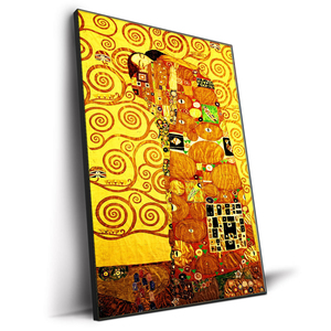 Opera d'Arte di Gustav Klimt 'Il <span class=keywords><strong>Bacio</strong></span>', <span class=keywords><strong>Dipinto</strong></span> a Olio Classico Personalizzato su Tela per Decorazione Murale Moderna del Soggiorno - Product Image 1