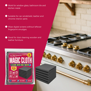 Paño de Limpieza Mágico No Tóxico, Altamente Absorbente, Sin Pelusas, de Microfibra, <span class=keywords><strong>para</strong></span> Cocina, Hogar, Vidrio, Auto, Multiusos - Product Image 3