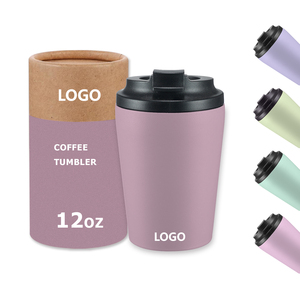 Tazas de Café de Viaje con Revestimiento Cerámico de 8oz, 12oz y 16oz, Personalizadas, para Jugo, Té, Leche, de Doble Pared, de Acero Inoxidable, con Logotipo - Product Image 1