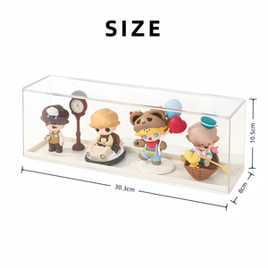 Vitrina Antipolvo de Alta Transparencia para Figuras, 4 Colores, con Base Estable para Juguetes de Moda, Modelos y Figuras - Product Image 2