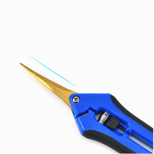 YTH 6.5 Inch Professional Pruning Shear Hand <strong>Pruner</strong> for Gardening Potting with Titanium Coated Curved Precision Blades - Product Image 3