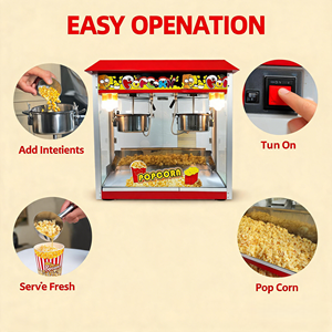Machine à Popcorn à Gaz Professionnelle pour Fêtes et Festivals en Extérieur - Product Image 3
