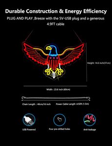 Eagle Neon dấu hiệu, khổng lồ Eagles ánh sáng lên dấu hiệu-mát neon ánh sáng tường trang trí tùy chỉnh dấu hiệu Neon - Product Image 5