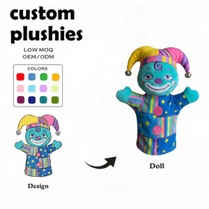 Muñeco de Peluche Personalizado, Adorable Marioneta de Mano de Payaso, Ayuda Didáctica para Jardín de Niños, Juguetes de Peluche, Muñeco de Peluche Musical. Mascota - Product Image 1