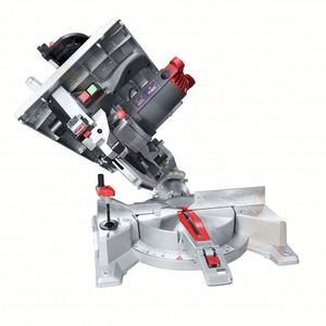 <span class=keywords><strong>Scie</strong></span> à <span class=keywords><strong>onglet</strong></span> double biseau avec guide circulaire, table de coupe en aluminium, 220V, pour coupe longue de bois, moteur horizontal - Product Image 2