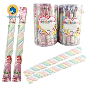 Goedkope Halal Snoepjes Twist Stick Marshmallow Suikerspin