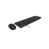 Clavier et souris filaires AIKUN pour bureau et domicile, touches multimédias, souris 3D 1200 DPI, Plug and Play, design fin