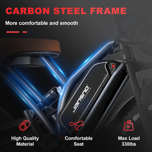 จักรยานไฟฟ้า JANSNO X50 รุ่นไฮเอนด์ ยางใหญ่ คลังสินค้า EU 250w 750W จักรยานไฟฟ้าล้อโต E Bike Ebike Bicicleta Electrica - Product Image 4