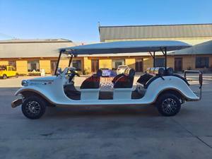 11-Seater Electric Golf Cart -72V/100AH Lead Acid Battery AC Motor 50 Km/h <b>Vintage</b> Sightseeing Vehicle for Resorts - Product Image 2