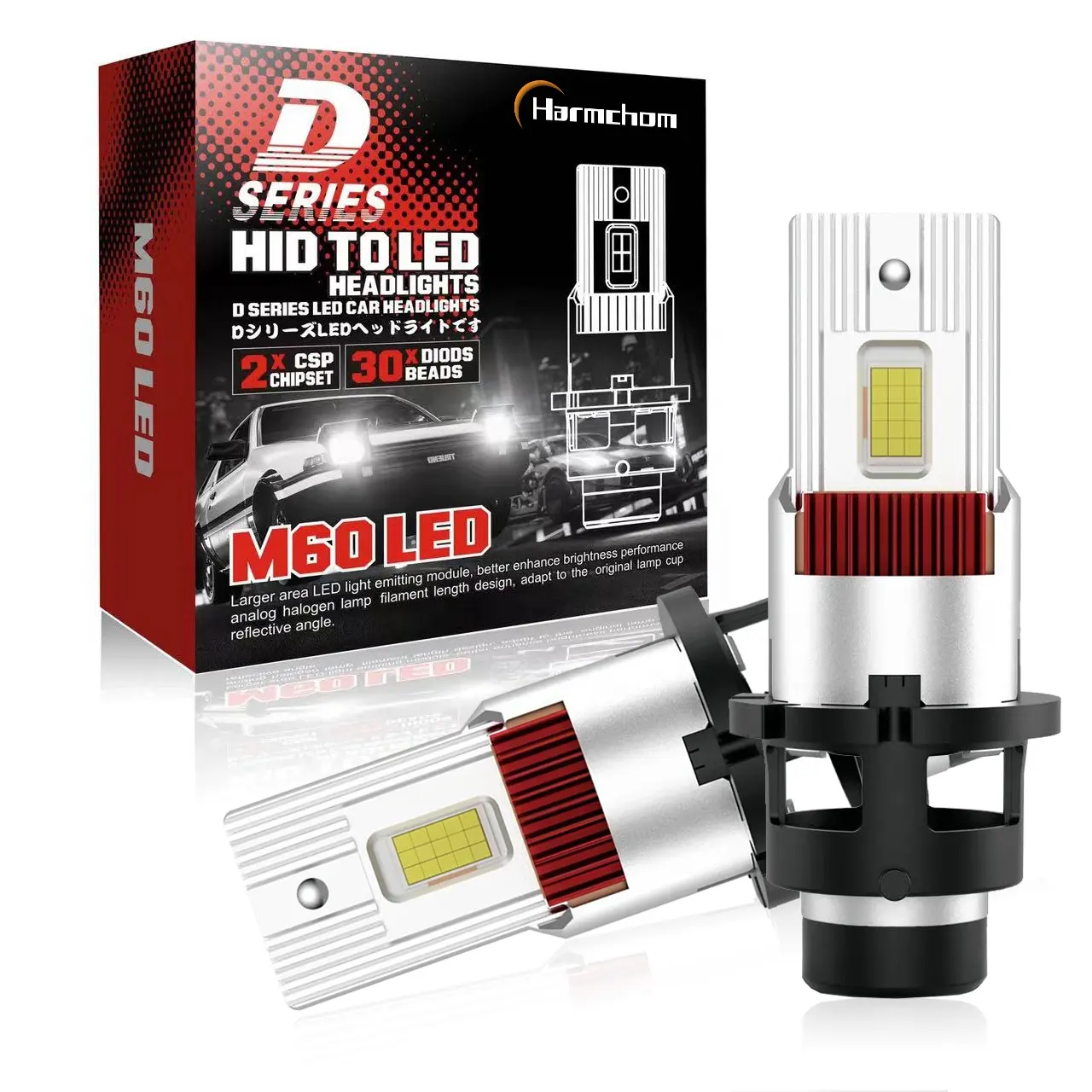 Plug and Play lampadina a LED Canbus senza errori nuova serie 110W d xenon a led kit di conversione d4s led fari d2r d4r d2s lampadina a led