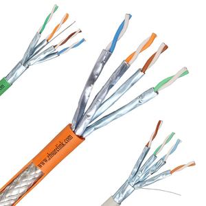 Werks versorgung 4 Paar 1000MHz Hochgeschwindigkeits-Cat8-PVC-oder LSZH-Mantel 305Meter Roll-LAN-Ethernet-Kabel SFTP Cat8 <span class=keywords><strong>Cat</strong></span> 8 - Product Image 1