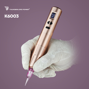 Máquina de Tatuar Inalámbrica Profesional <span class=keywords><strong>Thunderlord</strong></span> Power con Motor sin Núcleo Portátil y Pantalla LED Digital para Arte Corporal - Product Image 2