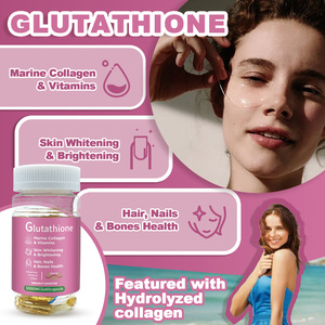Capsules de Glutathion DUOZI 50000MCG x 60, Collagène Marin, Vitamines, Blanchiment de la Peau, Santé des Cheveux, des Ongles et des Os, Complément Antioxydant - Product Image 3