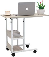 Nouveau bureau d'ordinateur portable pliable moderne en bois, réglable en hauteur, mobile, pour lit