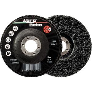 ABRA BETA - AB001481332 Discos de pelado con orificio con soporte de fibra de vidrio (paquete múltiple)-EAN 8020935705247 ABRASIVES - Product Image 1