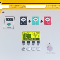 Testeur et mesureur numérique portable de résistance d'isolement électrique 5KV avec alimentation 220V, câble JOEPOWER, haute précision 2% IP55