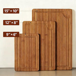 เขียงไ<span class=keywords><strong>ม</strong></span>้ไผ่ออร์แกนิคขนาดใหญ่พิเศษ ชุดเขียง<span class=keywords><strong>เตรียม</strong></span>อาหารและเสิร์ฟ ชุดเขียงสำหรับอาหารแชร์กูเตอรีและเขียงหั่น เขียงครัว - Product Image 2