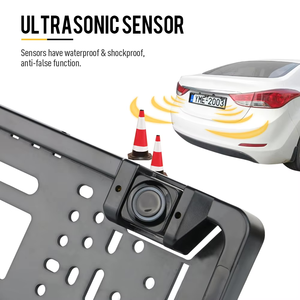 EU không thấm nước IP68 đảo ngược máy ảnh 170 Độ <span class=keywords><strong>CCD</strong></span> Cảm biến hình ảnh tầm nhìn ban đêm video đậu xe <span class=keywords><strong>IR</strong></span> ánh sáng IP68 tấm giấy phép khung - Product Image 4