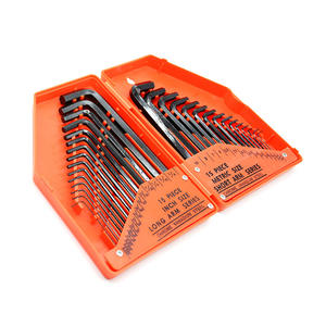 Juego de Llaves en L de 30 Piezas al por Mayor con Destornillador Plano, Llave Hexagonal, Material de Acero Métrico y en Pulgadas, Personalización OEM Disponible - Product Image 1