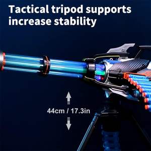 Gatling Zachte Kogel Speelgoed Pistool Voor Kinderen Gatling Schieten <span class=keywords><strong>Model</strong></span> Kit Voor Volwassenen Stralen Speelgoed Schuim Blasters Zacht Schuim Kogels - Product Image 3