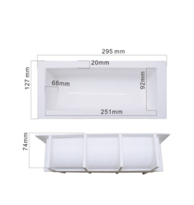 Khuôn Xà Phòng Sô Cô La Silicon Khuôn Xà Phòng Thủ Công Hình Vuông Để Làm Bánh Mousse Trang Trí - Product Image 5