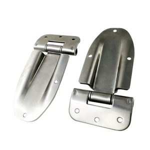 Charnière de porte industrielle auto-fermante en acier inoxydable 304, rotation à 180 degrés, fixation facile par vis pour portes de meubles – Vente chaude - Product Image 2