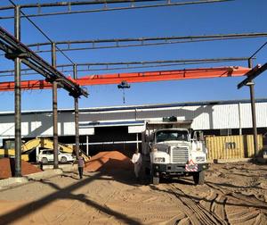 15T 이동식 상단 싱글 빔 브리지 크레인(리모컨 전동 호이스트 포함) - Product Image 2