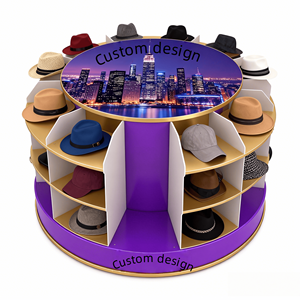 Rak Display Topi dari Kardus Berbentuk Tong Baseball untuk Promosi Kustom, Populer, dan Berdiri di Dinding - Product Image 2