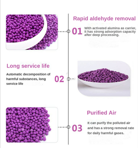 Kmn04 Aluminane Aktif Penyerap untuk Buah untuk Menghilangkan Etilen Teraktivasi Alumina Bola Permanganat Pemasok Kalium - Product Image 3