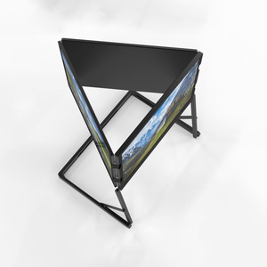 Ba màn hình Màn hình tricreate Lite 14 inch Quad Màn hình Extender IPS Type-C Kết nối có thể gập lại khung giá cho máy tính xách tay fordable - Product Image 2