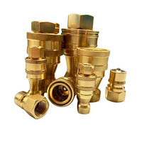 Accessoires pneumatiques KZD en laiton pour équipement de nettoyage hydraulique, réglage de l'air pour balayeuses, raccords à changement rapide