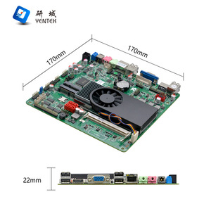 Carte mère industrielle Yentek Mini-ITX I5 3317U HM67 DDR4 monocanal avec 6 ports COM et double HDMI - Product Image 3