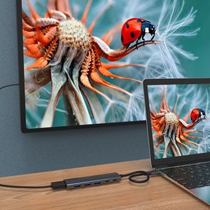 1in6 Type-C <span class=keywords><strong>Docking</strong></span> <span class=keywords><strong>Station</strong></span> USB3.0 cho Apple M1 cho Huawei máy tính xách tay PD USB Hub - Product Image 5