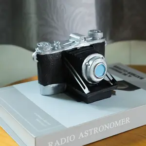 미니 레트로 향수 카메라 미니 수지 작은 장식품 홈 거실 캐비닛 장식 사진 소품 장식