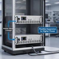 Fuente de Alimentación CC Bidireccional Programable de 18kW 500V 120A PBS 2500-120L, Fuente y Receptor CC Regenerativo para Pruebas de Baterías